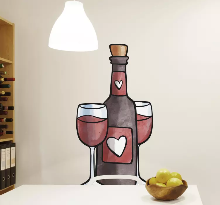 Naljepnica za vino za vino - TenStickers