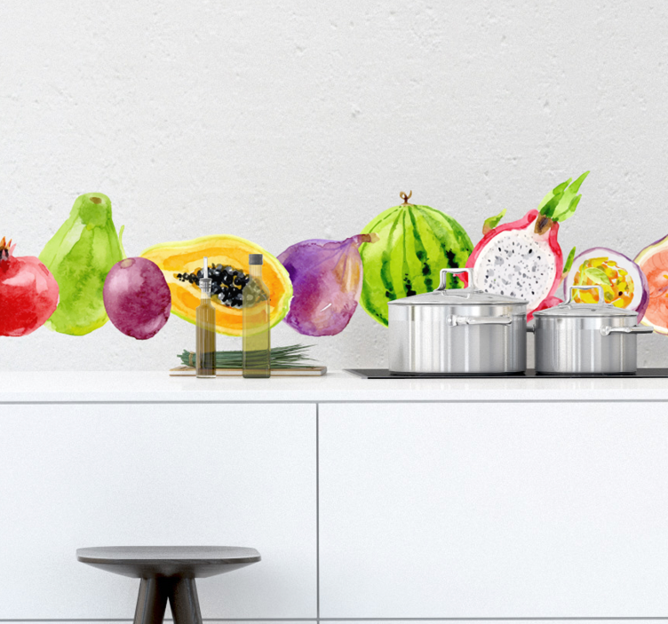 Naljepnica s voćem tropskog voća - TenStickers