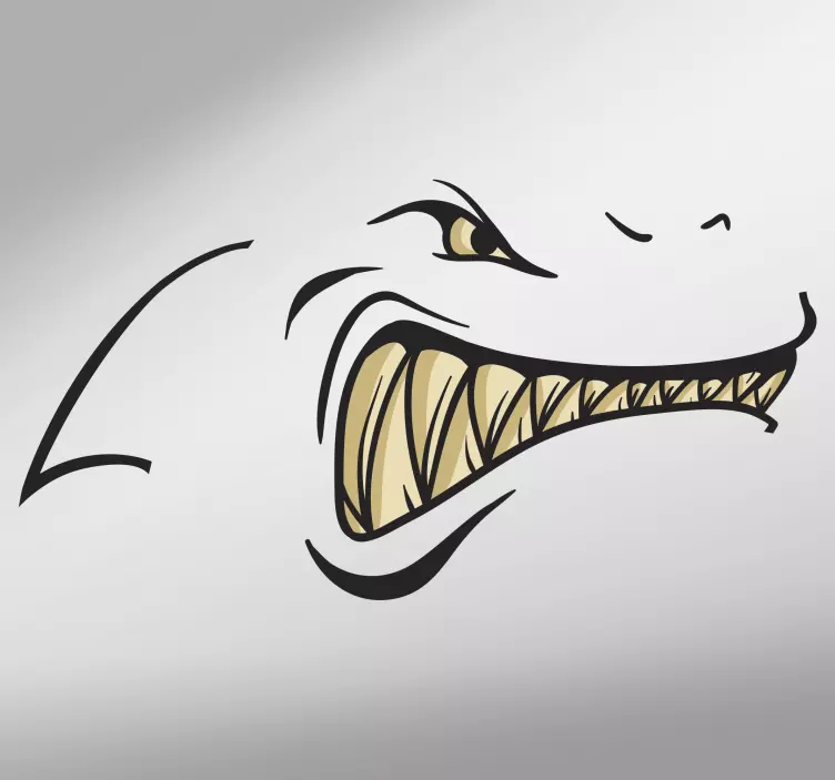 Naljepnice za zube morskog psa - TenStickers