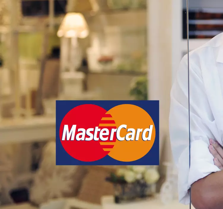 Naljepnica logotip mastercard - TenStickers