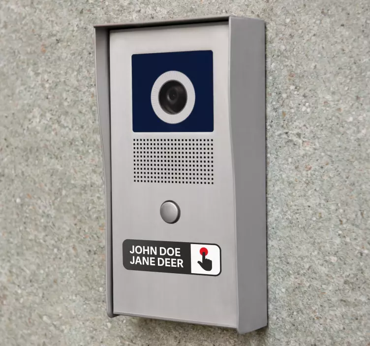 Naljepnice Znakovi intercomInterfon - TenStickers