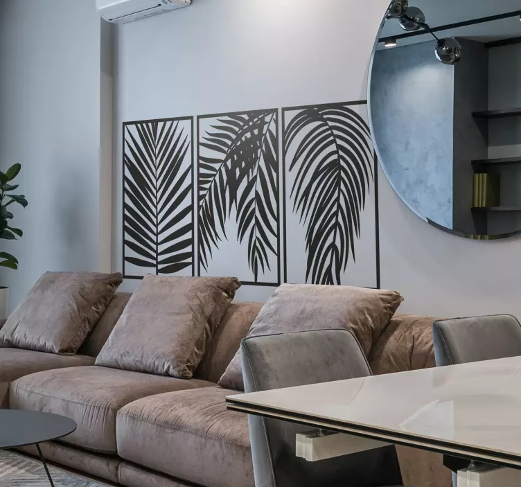 Naljepnica za zid biljke palminog lišća - TenStickers