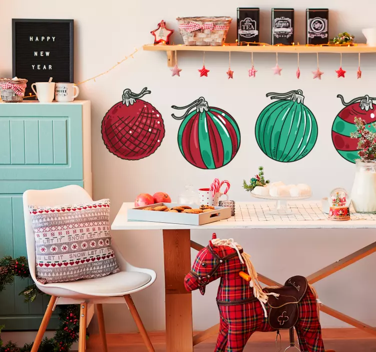 Naljepnice festivali dizajn svečanih ukrasa - TenStickers