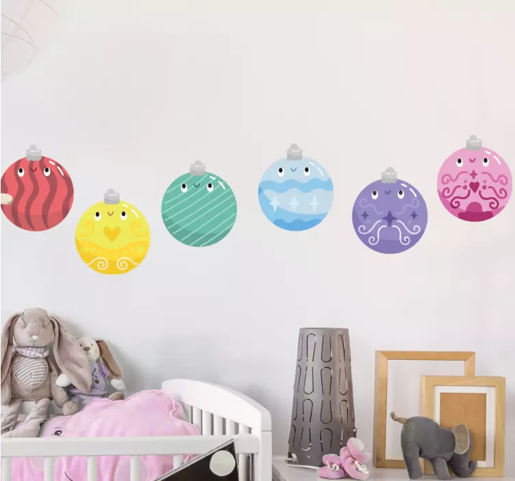 Naljepnice festivali razigrani set ukrasa - TenStickers