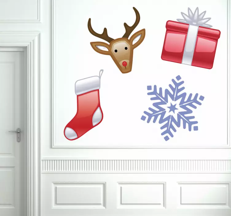 Naljepnice festivali svečani blagdanski simboli - TenStickers