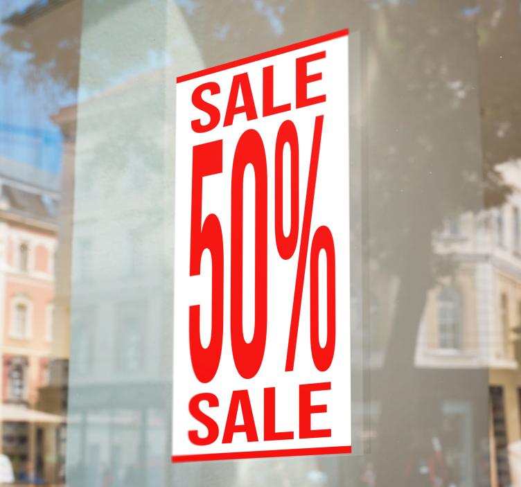 Naljepnice s rasprodaje popust na izduženi format - TenStickers