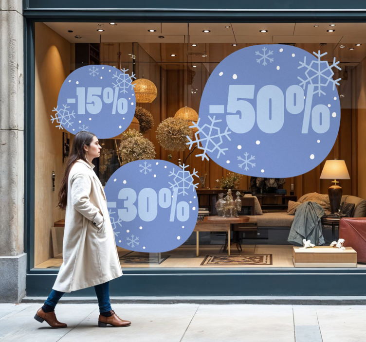 Naljepnice s rasprodaje zimski popust - TenStickers