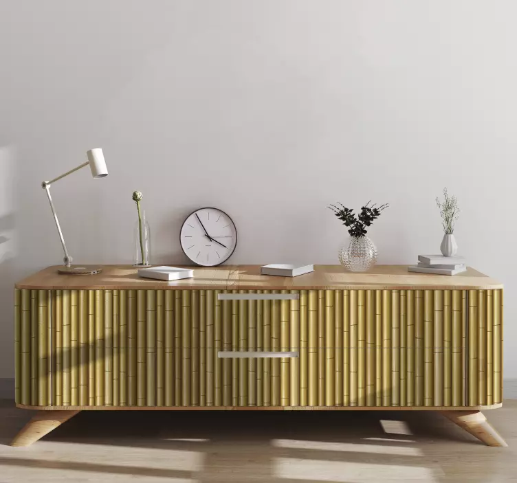 Naljepnica za namještaj s teksturom ratana - TenStickers