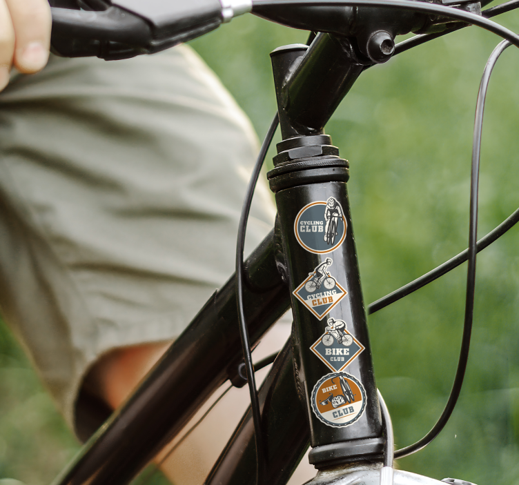 Naljepnice za bicikl dizajn scenografije za biciklizam - TenStickers