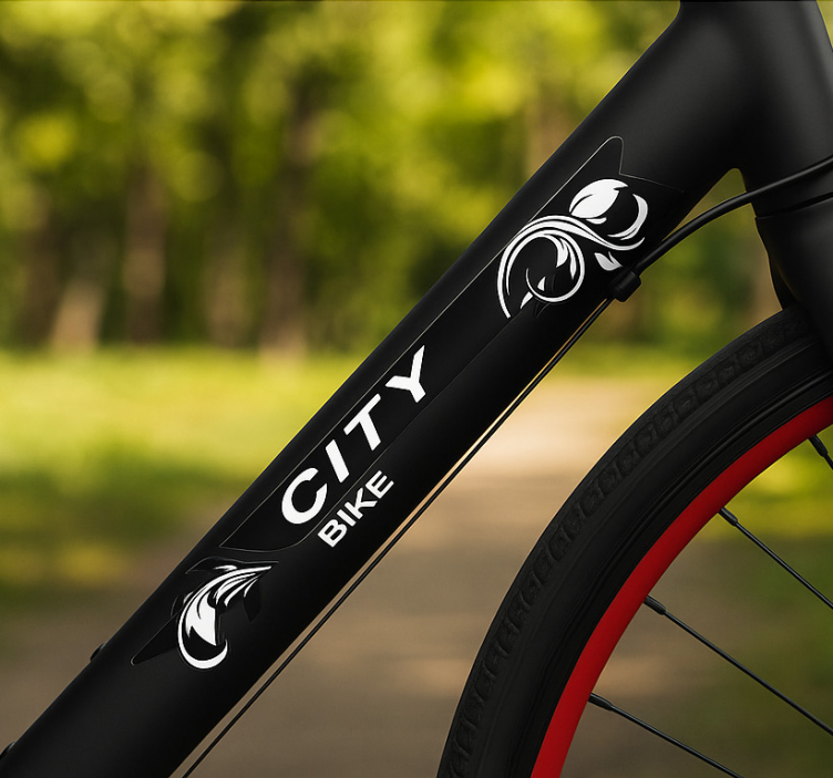 Naljepnice za bicikl kolekcija biciklističkog grada - TenStickers