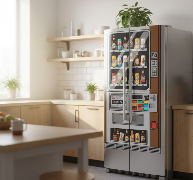 Naljepnice za hladnjak automati za pivo - TenStickers