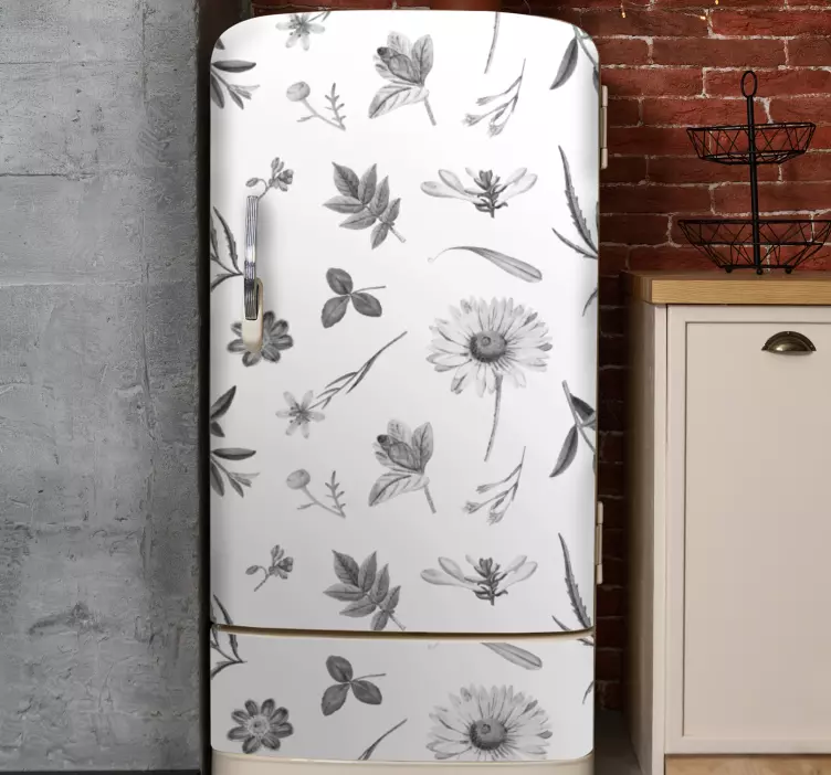 Naljepnice za hladnjak botanički zaštitnik - TenStickers