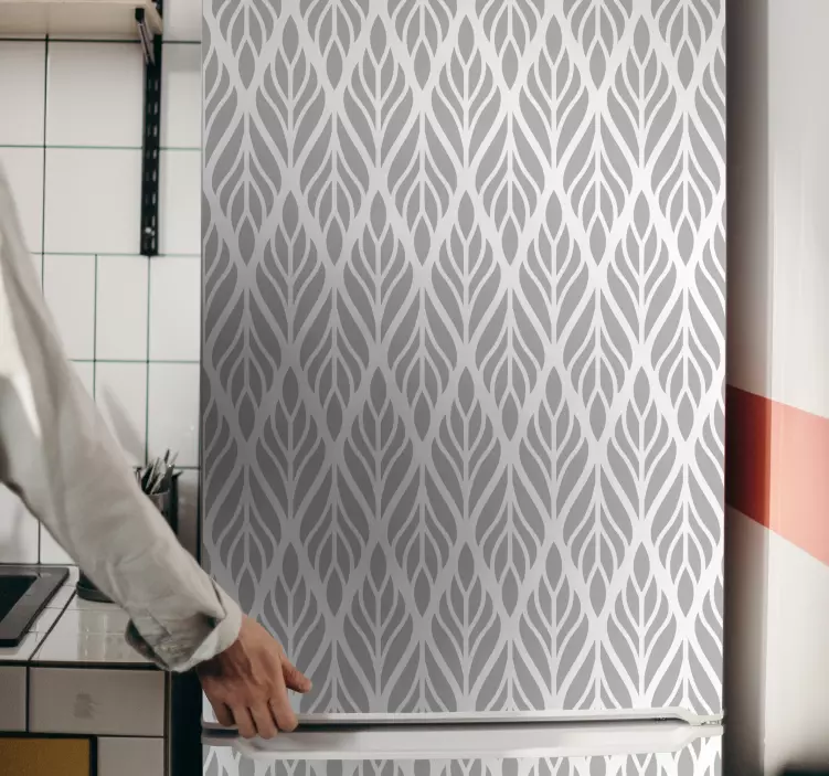 Naljepnice za hladnjak graciozni motivi lišća - TenStickers