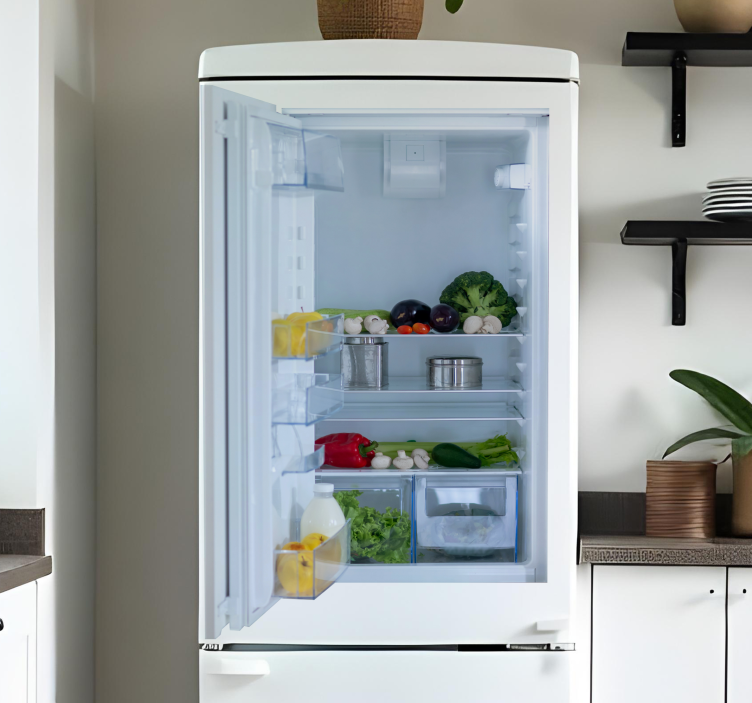 Naljepnice za hladnjak otvorena vrata - TenStickers