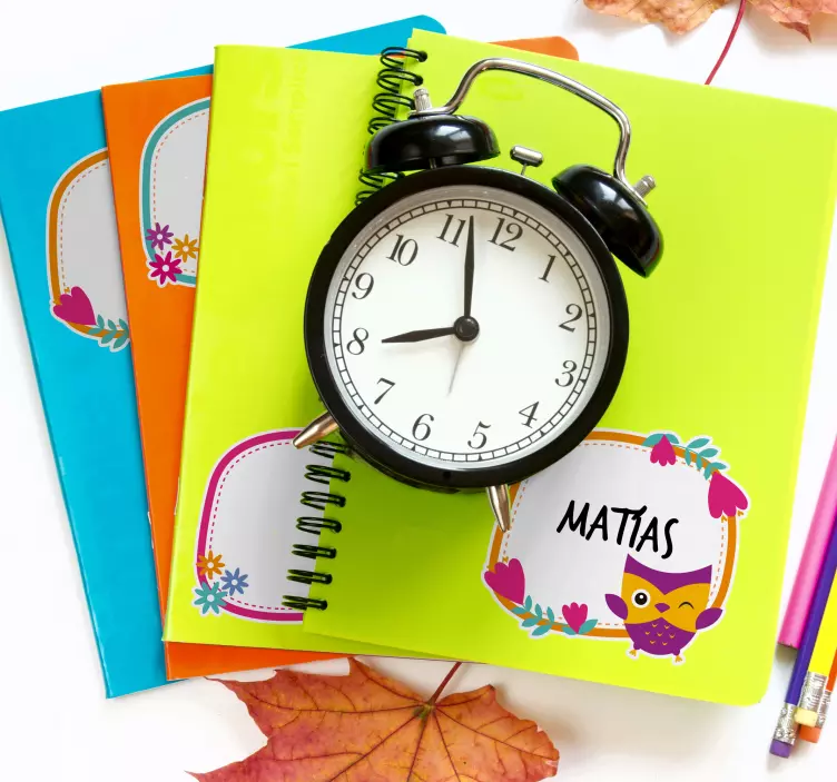 Naljepnice za knjige i bilježnice naljepnica za životinje - TenStickers