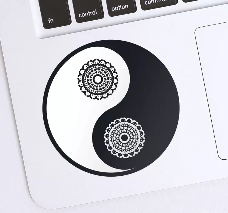 Naljepnice za laptop motiv jin janga - TenStickers