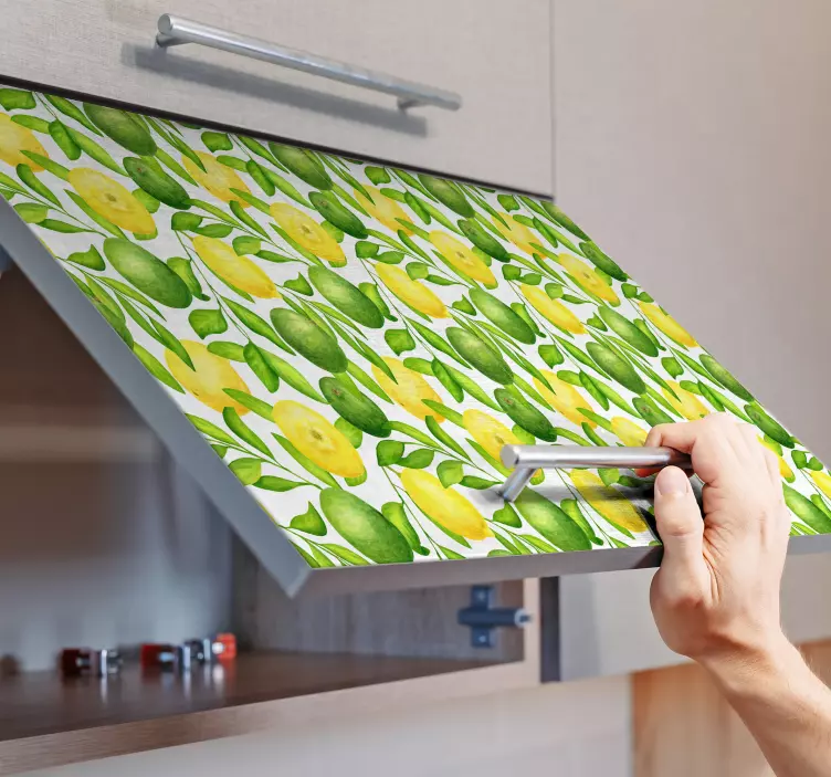 Naljepnica namještaja od limuna i limete - TenStickers