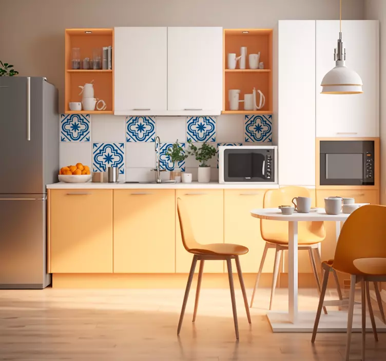 Naljepnice za pločice monokolor hidraulično - TenStickers