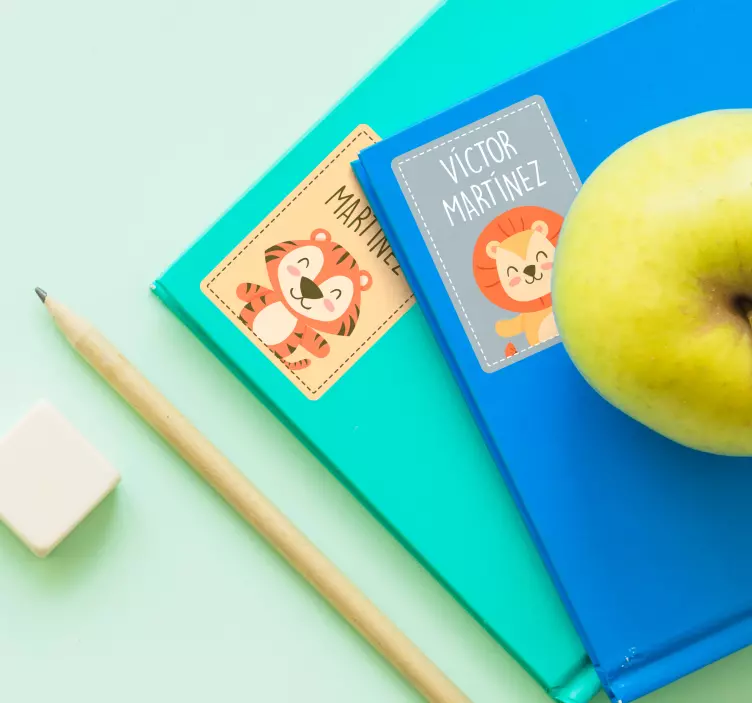 Naljepnice za školske bilježnice obrazovna naljepnica - TenStickers