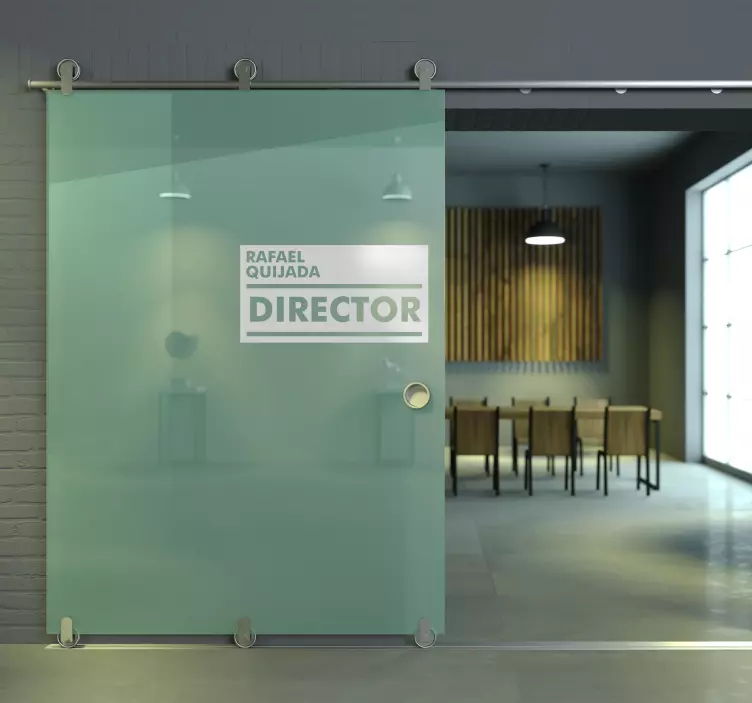 Naljepnice za vrata prilagodljivi teret - TenStickers