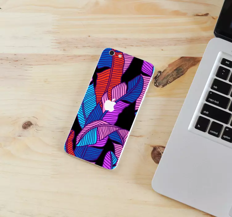 Naljepnice životinje s živopisnim motivima lišća - TenStickers