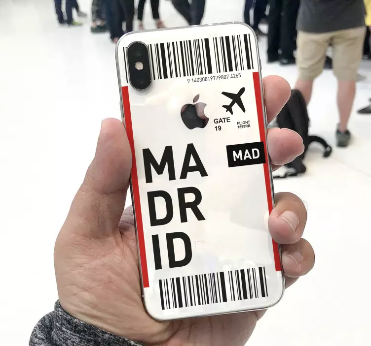 Naljepnice životinje ulaznica za zračnu luku madrid - TenStickers