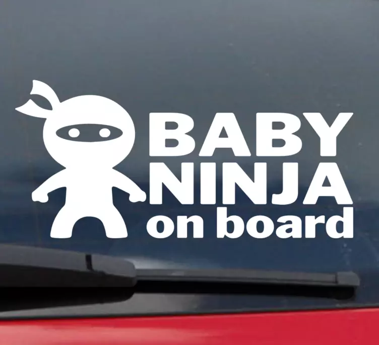 Naljepnica za bebe ninja bebe - TenStickers
