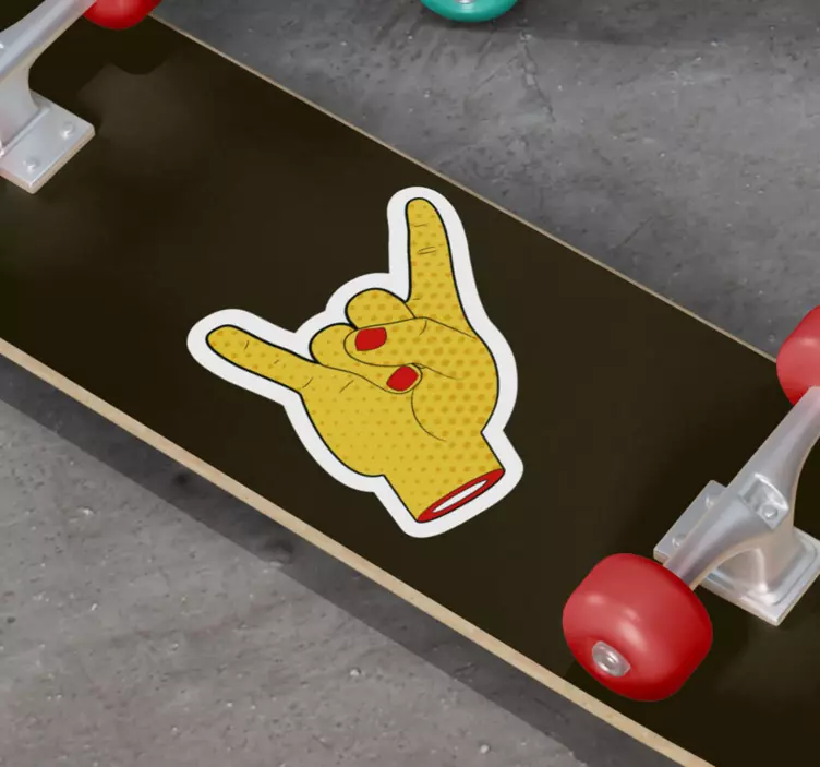 Nogometna naljepnica simbol geste rukom - TenStickers