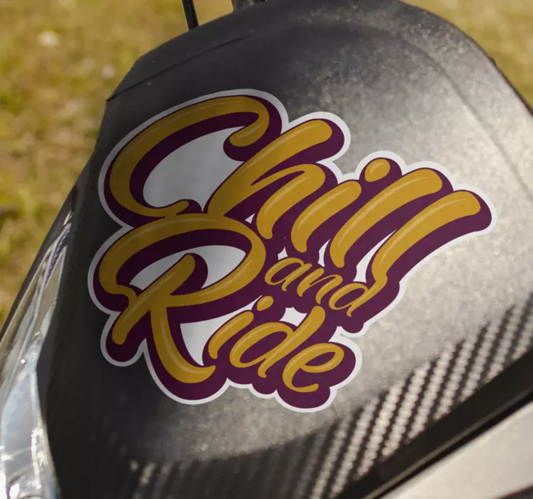 Naljepnica za hlađenje i vožnju motocikla - TenStickers