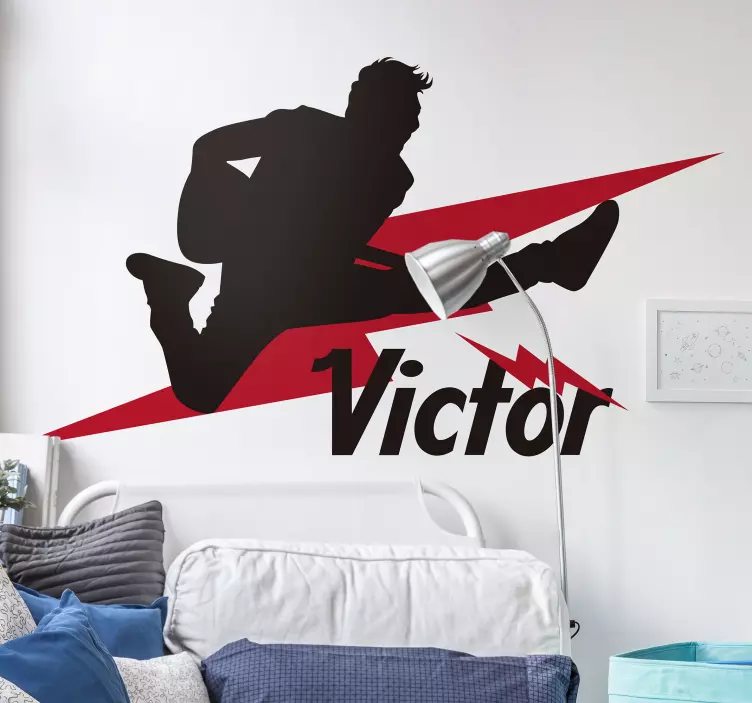 Personalizirana rock naljepnica gitarista - TenStickers