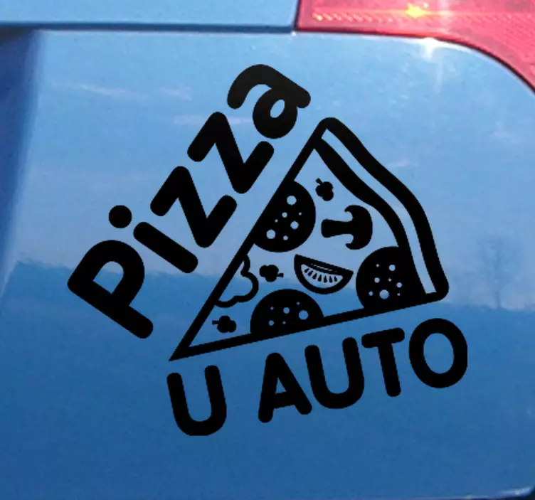 Naljepnica za pizzu na brodu - TenStickers
