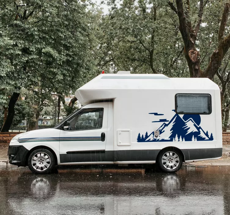 Naljepnica s karavanskim planinskim lancem - TenStickers