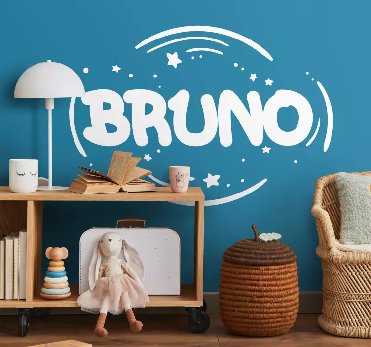 Podebljano ime personalizirana naljepnica - TenStickers