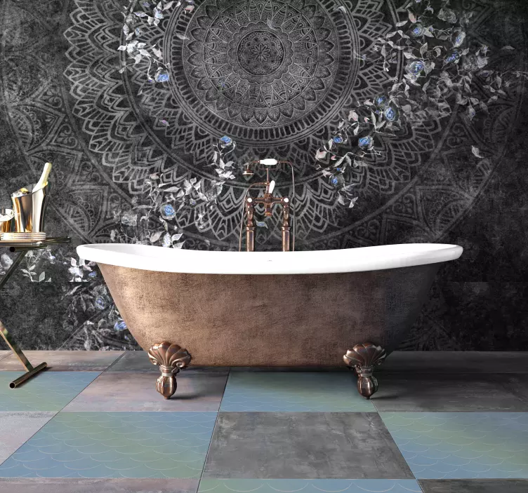 Podnice pastelne vage uzorak podne naljepnice - TenStickers