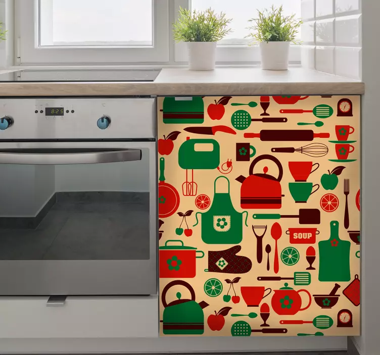 Naljepnica namještaj za kuhinjske ormare za jelo - TenStickers