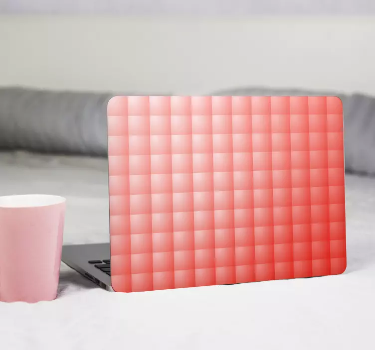 Prijenosni živi koraljni uzorak za prijenosno računalo - TenStickers