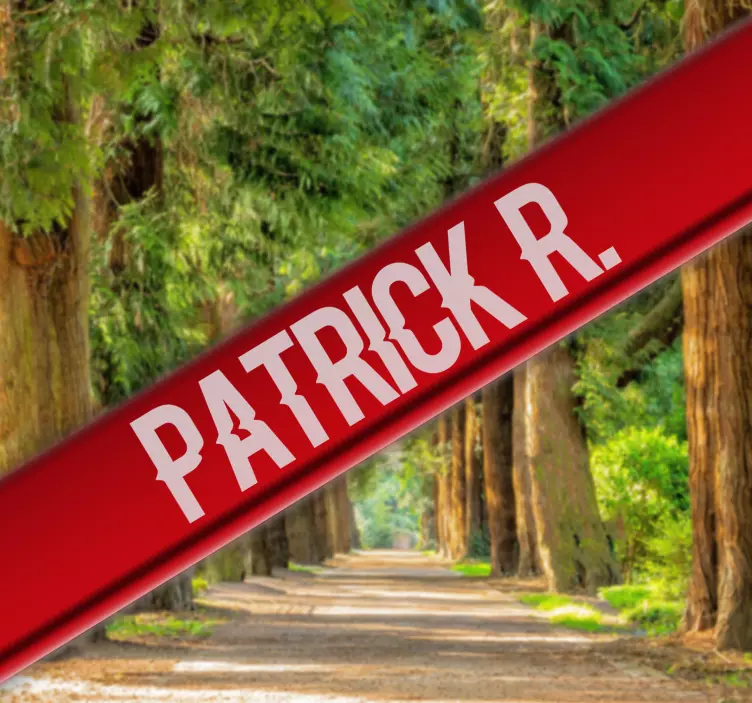 Naljepnica s prilagodljivim imenom bicikla - TenStickers