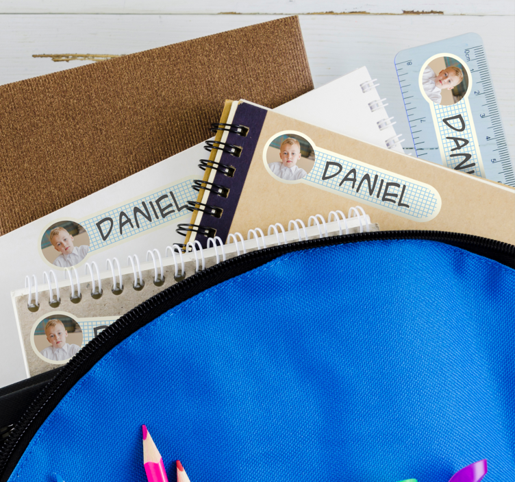 Prilagodljiva naljepnica personaliziranu pločicu s imenom - TenStickers