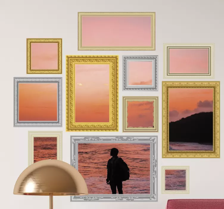 Naljepnica okvira za slike koja se može personalizirati - TenStickers