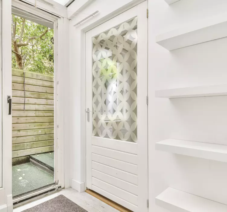 Prozirna naljepnica s geometrijskim uzorkom - TenStickers