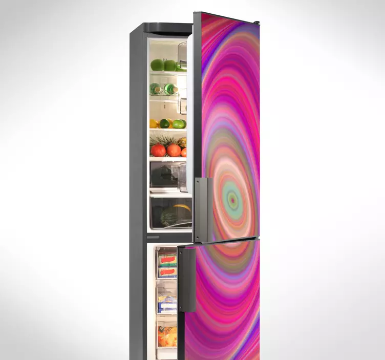 Naljepnica s psihodeličnim hladnjakom - TenStickers