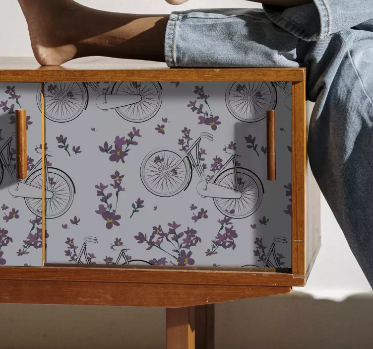 Puno naljepnica s namještajem za vintage bicikle - TenStickers