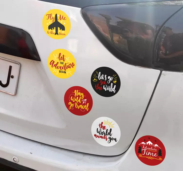 Putnička oznaka naljepnica automobila - TenStickers