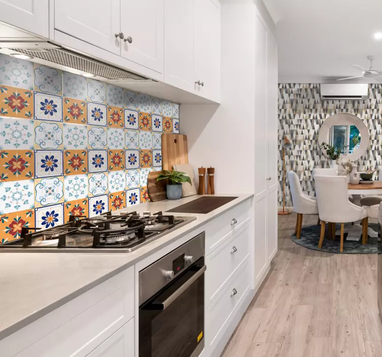 Naljepnica s višebojnim pločicama - TenStickers