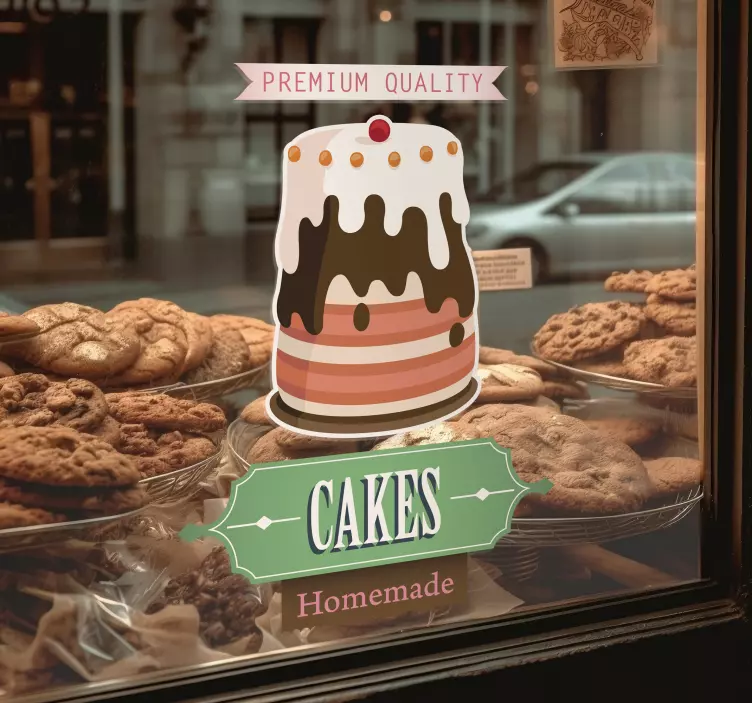 Reklamni kolač sign decal - TenStickers