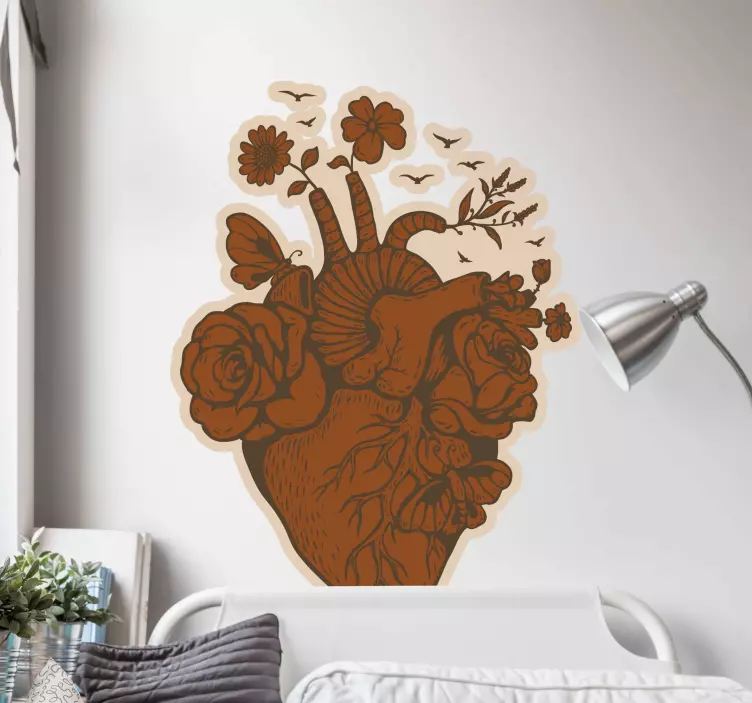 Retro srce vintage naljepnice - TenStickers