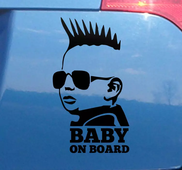 Naljepnica rock baby na brodu - TenStickers