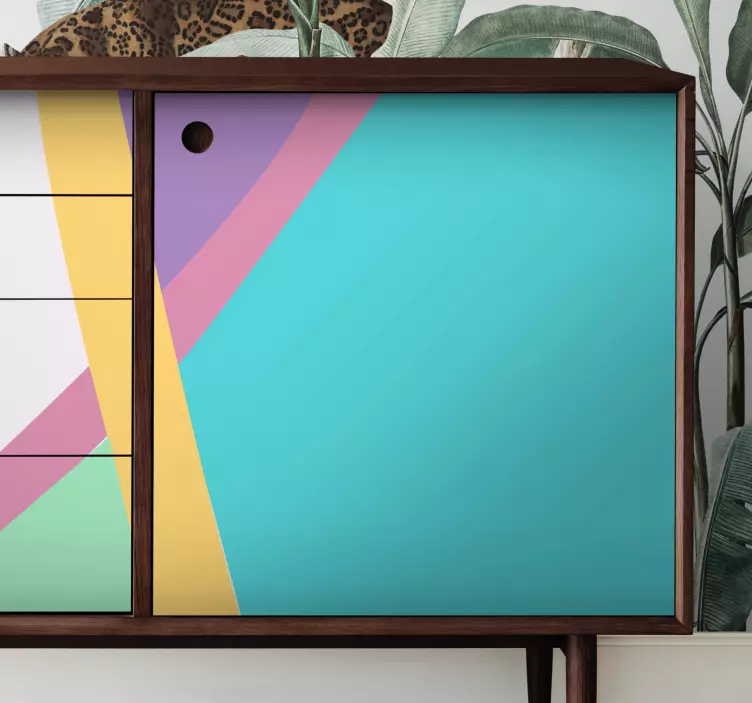 Naljepnice za namještaj u šarenim bojama - TenStickers