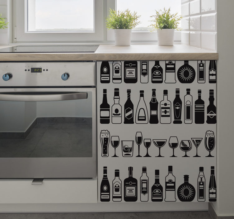 Naljepnica namještaja za boce - TenStickers