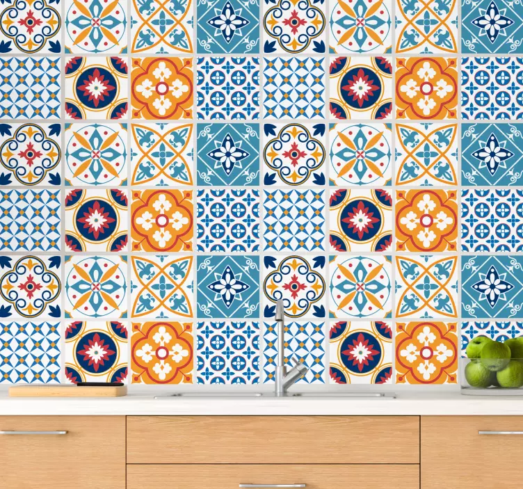 Naljepnica za pločice sevrinia cement - TenStickers